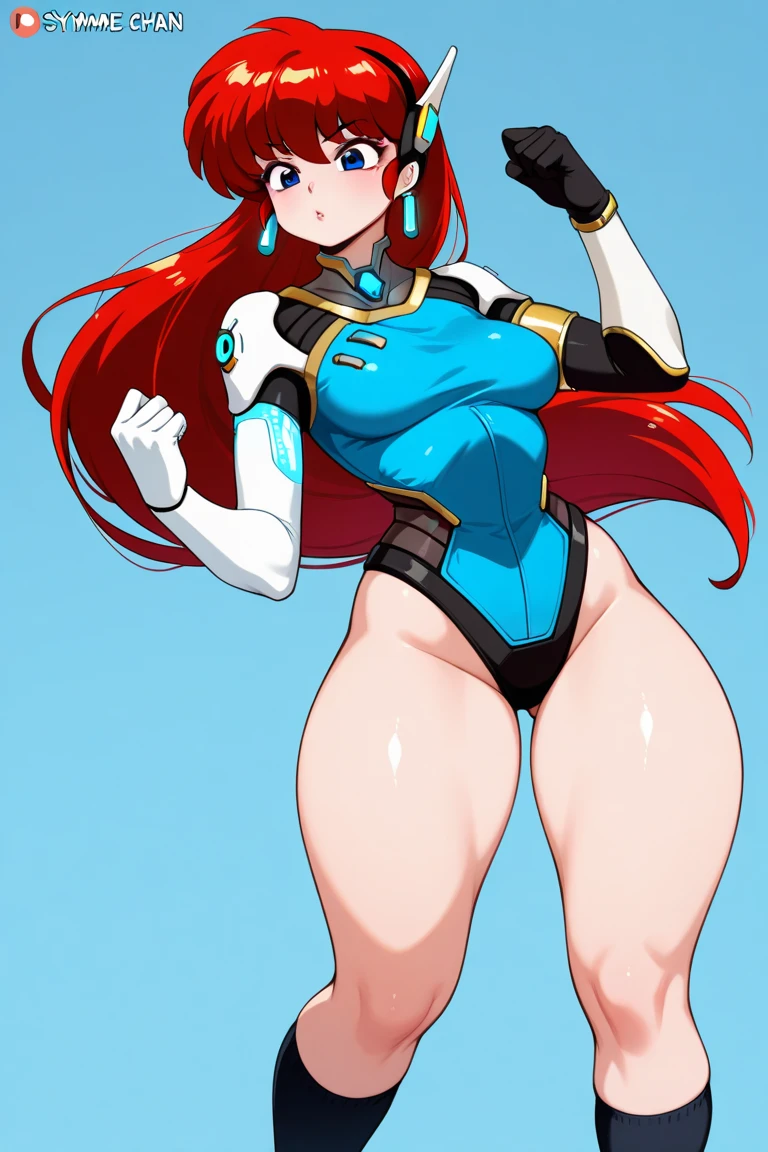 marino_Megamanx, 1girl, cabello verde, ojos azules, Cola de caballo, Ciudad moderna, Cara detallada, senos, Obra maestra, alta calidad,