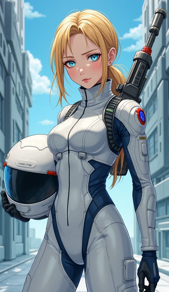 score_9_up score_8_up score_7_up, 1girl, holding sword rapier, looking back, looking at viewer, white bodysuit, fencing suit, foil, simple background
<lora:rapier_pony_ex_c12_d16:1>