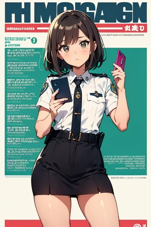 anime character in police uniform holding a gun in a city, 2 0 2 1 anime, police, pixiv trending, modern cyberpunk anime, trending on cgstation, pixiv daily ranking, trending on artstation pixiv, trending on pixiv, popular on pixiv, policeman, 2 0 1 9 anime, trending on polycount, police officer, kawacy