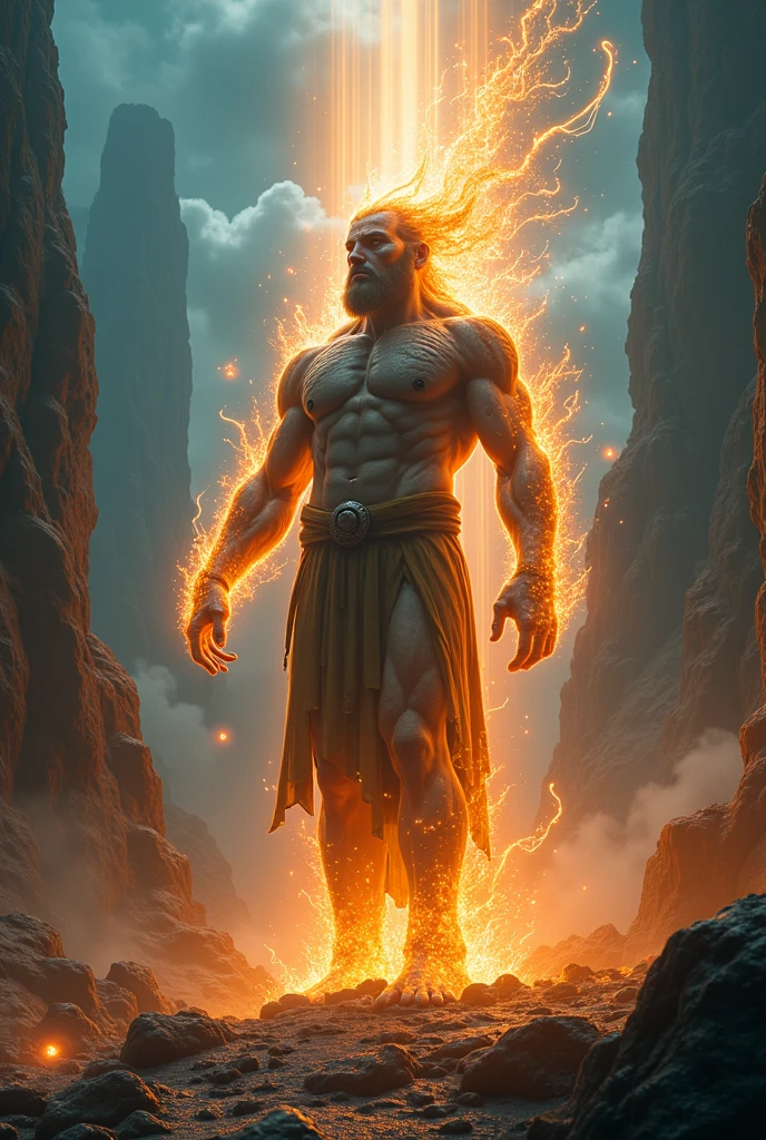 Prometheus was a fire deity, one of the Titans, and the ultimate prankster. 