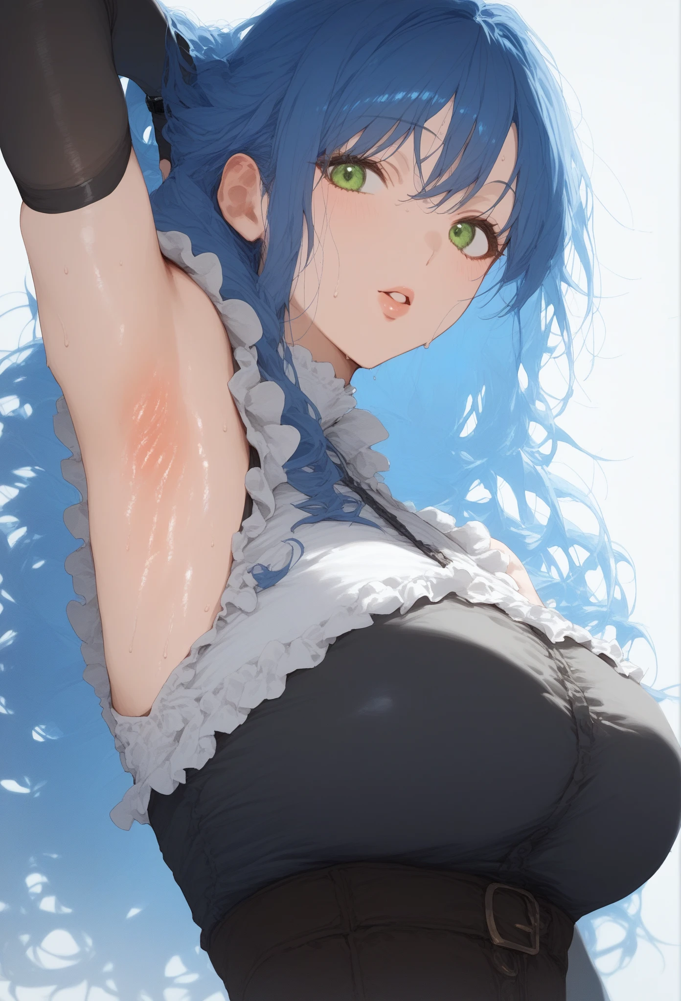 score_9, score_8_up, score_7_up, source_anime, medium breasts, squirting, peeing in a guy's face, boy lying on the ground, pee on your face, penis cum pussy, 1 boy, Linia - Mushoku Tensei