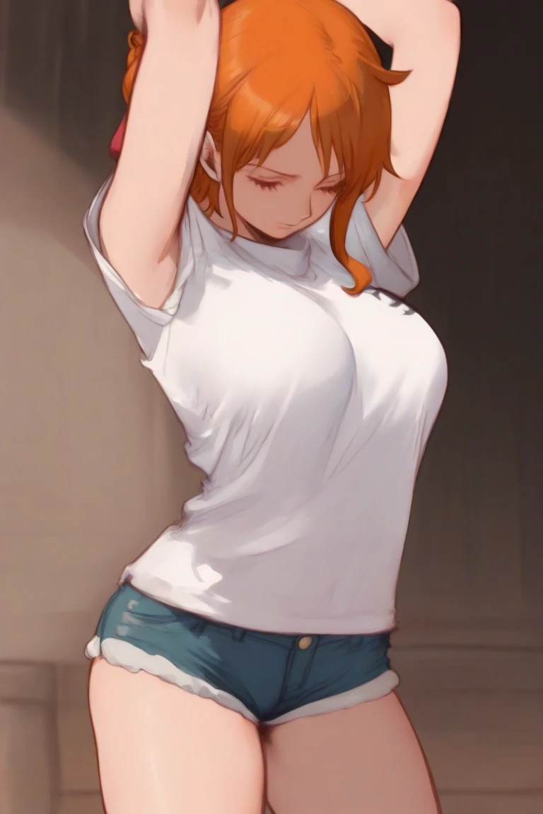 (Highest quality, 8K, masterpiece :1.3),Mrs. Yuigahama,ガハMom, As I expected, my youth romantic comedy is wrong。,Voluptuous body, One woman,30 years old,Mom,Orange Hair,Bun Hair,Gray Calvin Klein Underwear,Sex,Leg spread,Plump,Take off your clothes