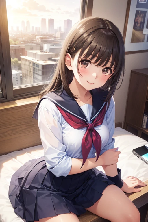 (8k, highest qualそれy, masterpiece:1.2), (realistic, photo-realistic:1.37), Super detailed,highest qualそれy, ultra high resolution, professional lighting, photon mapping, The location is a private toilet room、black hair、ponytail、embarrassing、Respect、pollution、15 year old female、I can see the whole body、from below、sailor suit、from the front、足を広げたところは専用バスルームinす、black hair、ponytail、laughter、embarrassing、Respect、pollution、15 year old female、I can see the whole body、from below、sailor suit、from the front、double piece，spread your legs and wait for it to start、turn around, wet, , Skirt up, 丸見え, 1 girl，baby face，round face，very short stature，very thin limbs，very thin thighs，shy smile，bruise gesture，小柄in優等生の小学4年生の女の子。.，very flat chest,，turtleneck セーター， shoulders，turtleneck, sweater dress，ribbed sweater，halter neck，backless costume，looking for_in_viewer，Pee stains，indoor，dark room，at dusk in winter，sunset，Accurate and detailed beautiful female fingers:1.3，