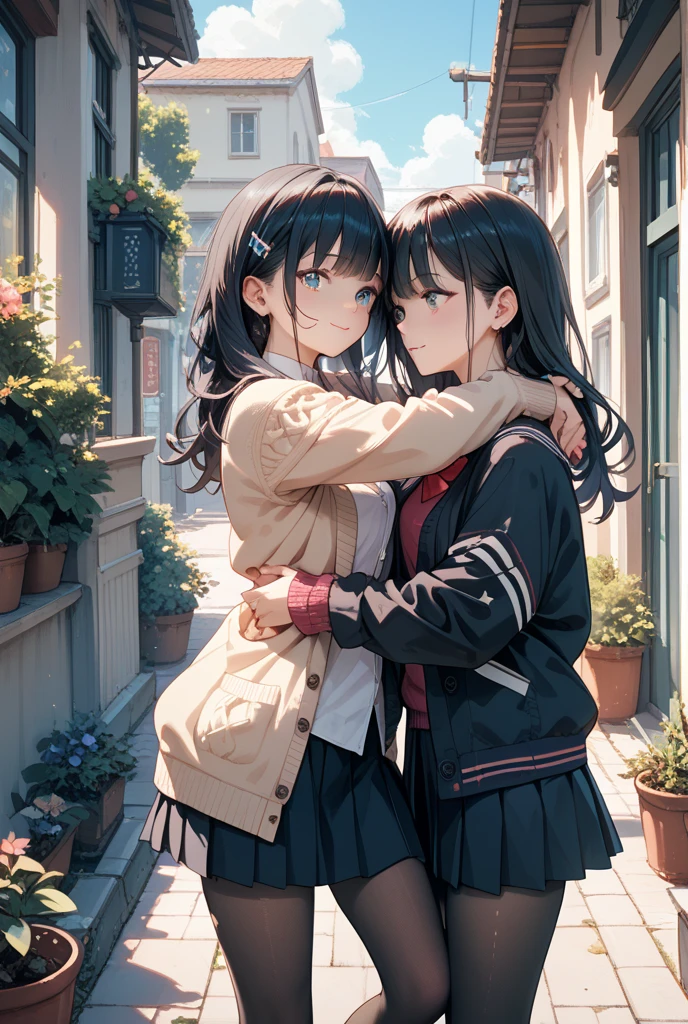 highest quality、High resolution、Detailed Background、(Beautiful face in every detail:1.4)、Anatomically correct、(Draw the usual number of fingers:1.2)、(Detailed facial expressions)、(Detailed eyes:1.2)、(Detailed eyes:1.2)、Beautiful, smooth skin、Beautiful women in their 20s、(Highly detailed face:1.4)、cute hair color、Braided long hair、Wavy Hairstyle、well-groomed eyebrows、cute eye makeup、Cute Lip Makeup、Perfect body line、In a joking manner、(Cute clothes with minimal exposure:1.2)、Cowboy Shot、
(Two beautiful women taking photos with a world heritage site and beautiful scenery in the background:1.5)、
The Parthenon is one of the most famous temples of Ancient Greece.、
The white marble buildings are beautiful and the views from the Acropolis are spectacular.、
Take a photo with the view from the top of the Acropolis hill in the background、
The Leaning Tower of Pisa is a famous tourist attraction in the city of Pisa, Italy.。
The tower itself is tilted, so you can take advantage of this to take photos with great poses and angles.、
The Taj Mahal is a world-famous white marble structure in Agra, India.、Take photos with the beautiful Taj Mahal as a backdrop, especially when lit up at night.、
Angkor Wat is an ancient Buddhist temple in Siem Reap, Cambodia。
Its beautiful stone buildings and natural scenery make it the perfect place for some stunning photos.。
Holding hands while watching the sunset、Especially when the couple is holding hands with the sunset in the background at the beach or on a mountain top.、
You can take photos of the two of you making cute poses and expressions to create special memories.、cute