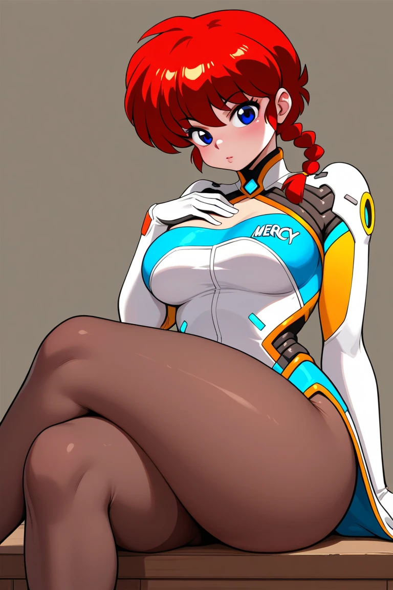 Bigboobs,cropped shoulders,knee length socks,pleatedskirt,No shoes on,Racing Wear,leotard skirt,open waist,cropped shoulders,Bare chest,Stand up,athletic sneakers