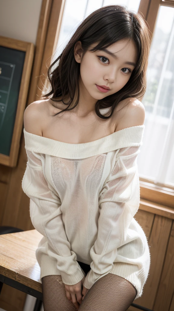 (8k、RAWE Photo、Highest quality、masterpiece:1.2)、(Real、Photorealistic:1.37)、Super detailed、Ultra-high resolution、1 girl、Beautiful detailed face、(Feather Cut: 0.6)、Professional Lighting、The lighting is bright、actresodel、naked、Full body、Wide-angle shot、Daytime、bright、 simple background ,Simple Background、full body , cowboy shot ,40-year-old woman、Stand up straight、From the front、Mature Woman、