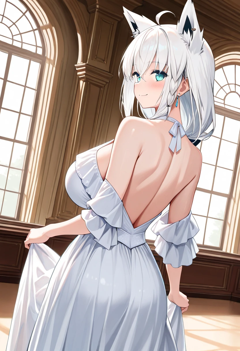 best quality, 8k, super fine illustration, extremely detailed CG, masterpiece,
beautiful anime style girl,
Smile, blush, medium breasts, Five anatomically correct fingers, dress, (party dress), indoors, (party venue), mask, (wearing a mask), masquerade, gloves, silver hair, (dancing at the party venue),
cowboy shot,
telephoto lens,
slow shutter speed
,,
(best shadow),
,,
(natural light),
,,
(natural reflection),