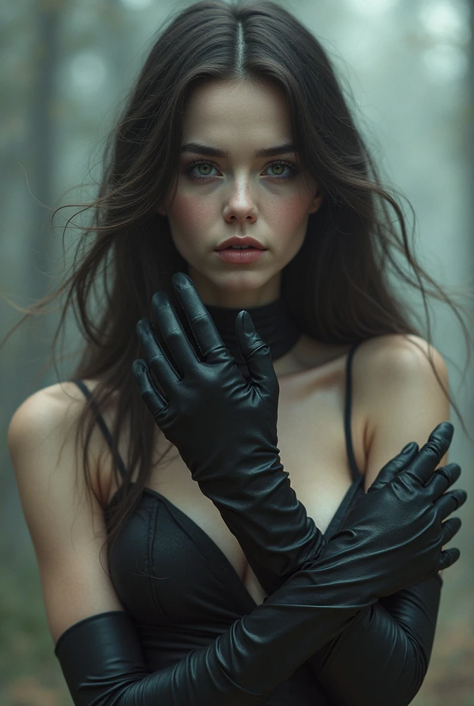billie eilish nude on Latex gloves
