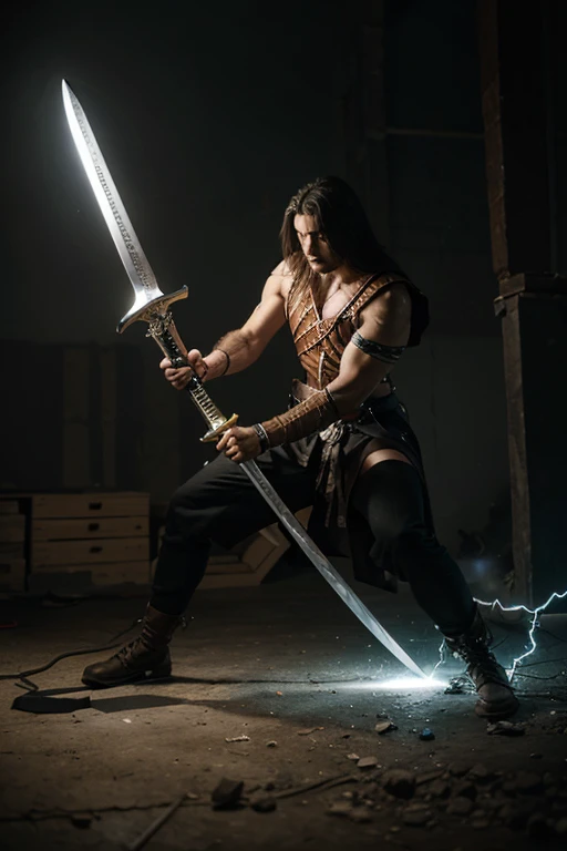 sub zero mortal Kombat, holding in his hands an ice sword, ultra realista 8k , full length shot. nsfw , sexy , eroticism , show handsome face , latex , swollen nipples , puffy nipples , hips , thighs , handsome man , 16k resolution , ultra-high clarity , hyperrealism, uhd