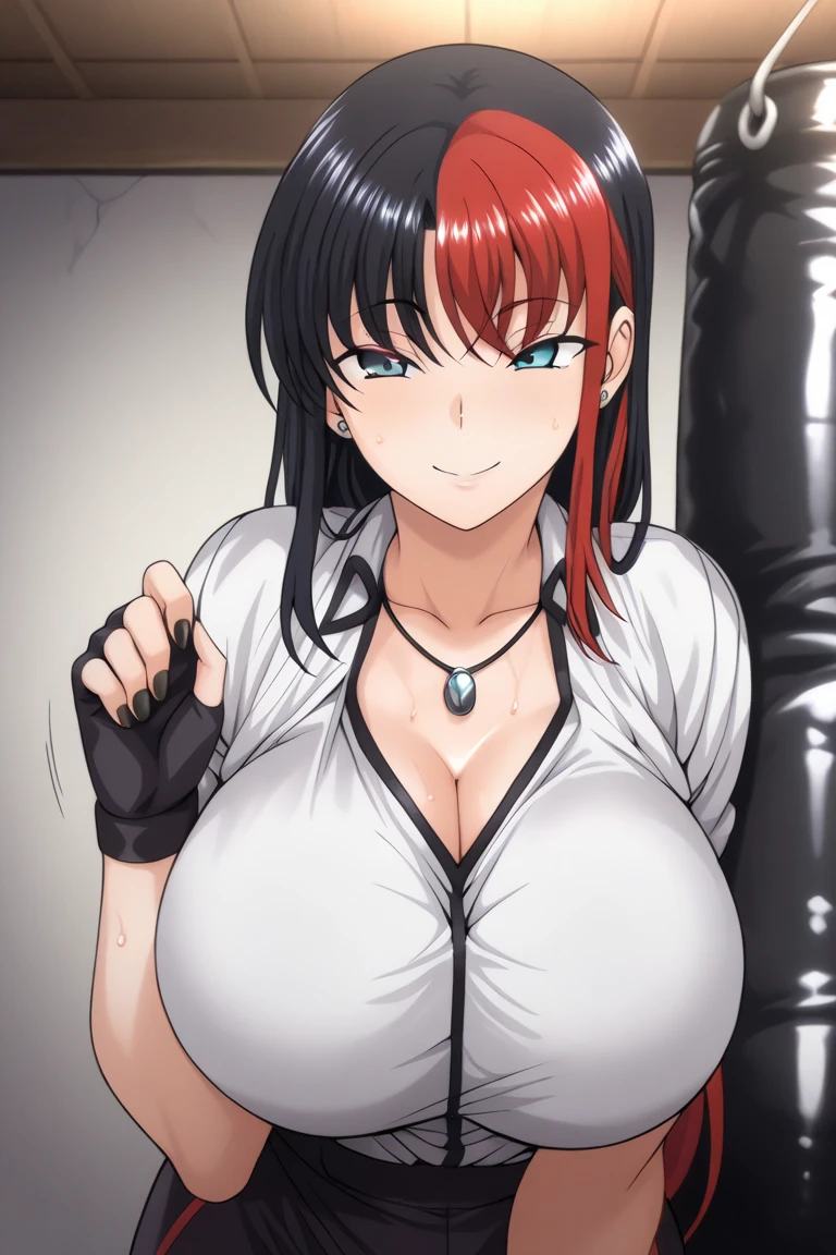 gunslinger, nsfw, uncensored, (masterpiece:1.2), (best quality:1.2), perfect eyes, perfect face, (night), 1boy, penis, breasts, paizuri, ejaculating, cum, cum on breasts, cum on face,
(breasts out), upper body, closeup, 1girl, solo, ((smug)), pale, red hair, red eyes, ponytail, (large breasts), perky breasts, nipples, intricate lingerie
<lora:gunslinger:0.8> <lora:povPaizuriLora1MB_povpaizuri:1>