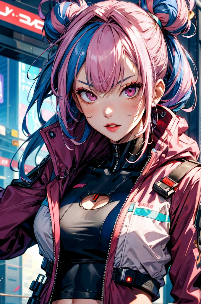 a punk woman from the 80s