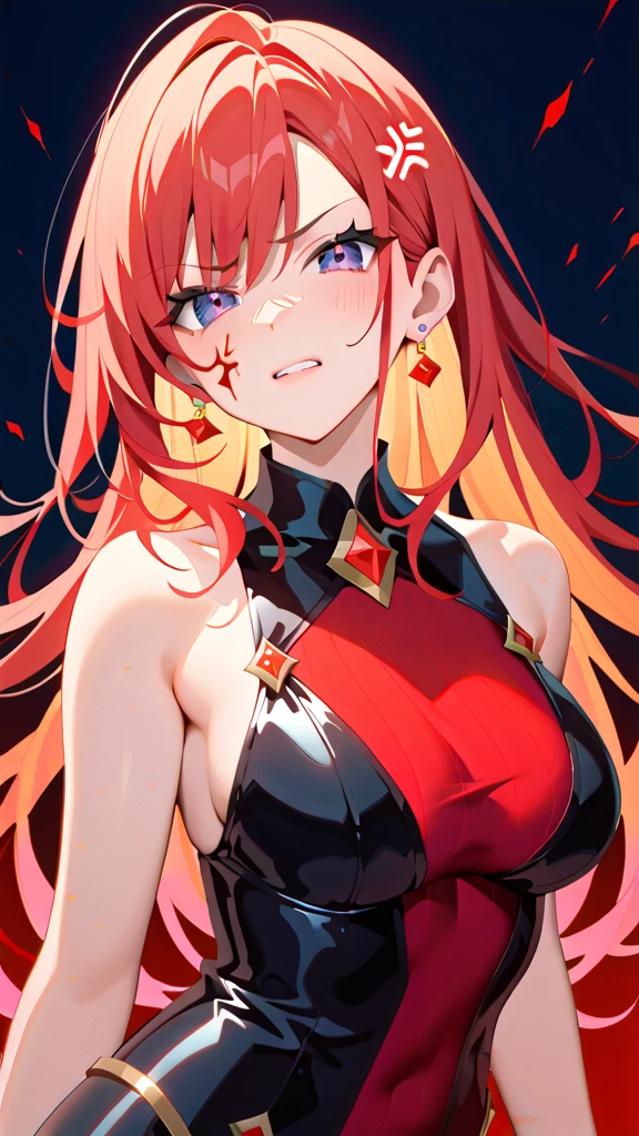 1 mature beautiful woman,(Highest quality,Extremely detailed depiction,Incredibly absurd high resolution,Anatomically accurate depiction,Curvy Legs,Vertically drawn pupils),(Glowing Skin,Shiny skin,Porcelain-like skin),(Bewitching succubus),(Noble dress),eyelash,Sweat,(Red Eyes,Crazy Eyes,There is cleavage in the chest,A seductive smile,Glossy lipstick,Flashy makeup,Seductive gestures,Half-closed eyes:1.5),Luxury accessories,earrings,necklace,Bracelet,whole body,