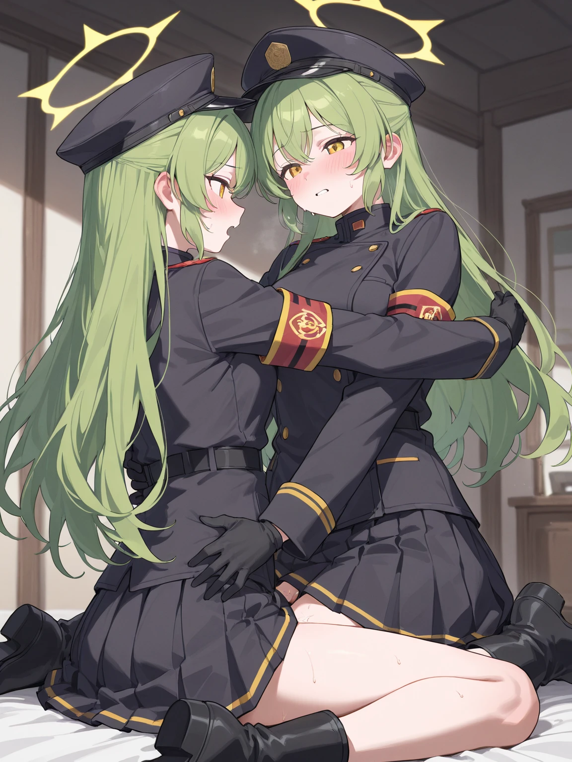 Female soldiers to 33、Orgy winemy soldiers、crowd、Torn military uniform、Cry in fear、Tied up、Mait、Raped woman、Anal h