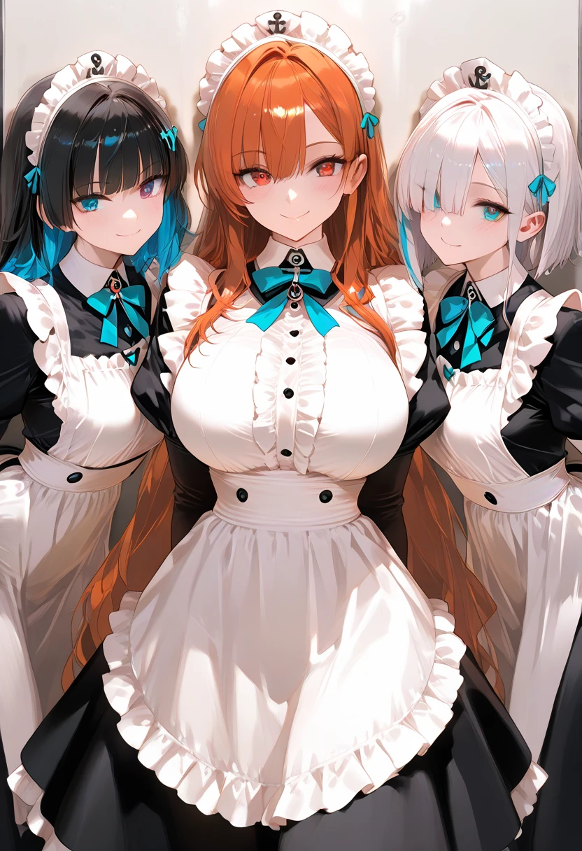 (Cute eyes:1.2), (Sparkling eyes:1.2),(Beautiful Eyes:1.2), Highest quality,wonderful,finely,Highly detailed CG Unity 8k wallpaper, (The three of them hugged each other:1.3),(Three people of different heights:1.5), (Three Girls, Idol, Skinny body, Dressed), (Huge breasts:1.3), (Open your mouth:1.1),(Idolグループ:1.2),(From behind:1.2),(Beautiful Eyes:1.2),(Different hairstyles),(All three of them wear the same costume:1.6),(All three have different eye colors:1.5),(All three have different skin colors.:1.5),(Upper Body:1.5),(Live Stage:1.3)