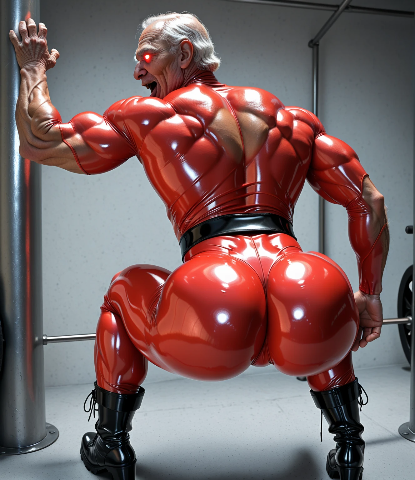 Score_9, Score_8_up, Score_7_up, face on ass image, man ass, stuck on wall, hairy thighs, bubble butt, testicles, ((( big macintosh))), completely naked, naked, muscular, big pecs, body hair, leg hair, hair arms, abs, big testicles, big penis, anthro, furry, smiling, looking pleased, (ass stuck in wall), sagging balls, sweaty anus, equine anus, black penis, cum dripping, ,anal orgasm, anthro, equine penis, big balls, flared penis, hooves, ASCIIAn EPIC award-winning bara illustration, stuck in wall, (fingering ass:1.3)