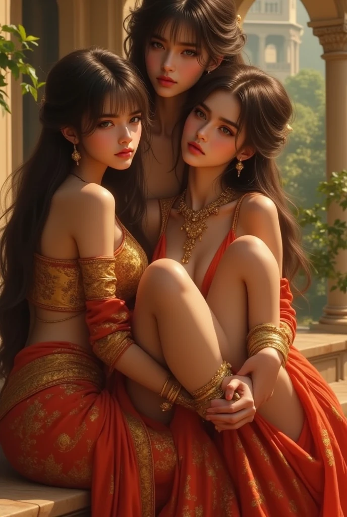 Imagine the Desi girl with ntha.