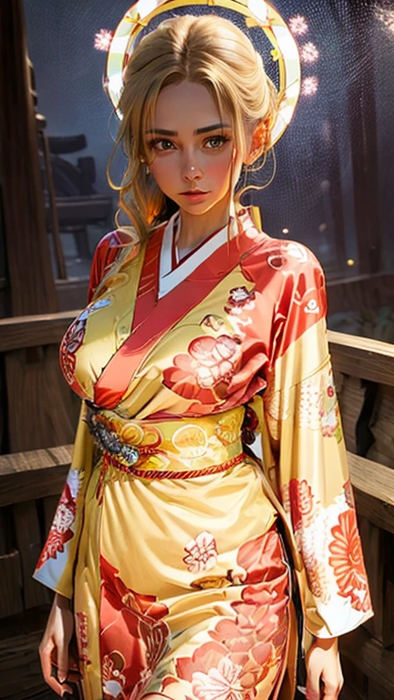 short ponytail、(((Accentuate your beautiful thighs)))、((See-through fabric allows you to see the thin dark pubic hair))、(((mascara、Long false eyelashes、Eyeshadow、Bright red lips)))、(((Thighs are visible:1.5)))、(((Both shoulders are visible)))、(((Sexy see-through yukata)))、A cute 20-year-old Japanese idol、(((Her bare skin is visible through her yukata.)))、(((Transparent yukata)))、(One young girl)、Very cute face、Great face and eyes、(Highly detailed eyes、Highly detailed face)、Fresh、Very beautiful appearance、(超Realistic、High resolution)、(Highest quality:1.4)、Raw photo、(Realistic、Photorealistic:1.37)、Professional photos、(A pale pink transparent leopard print yukata that reveals a little skin:1.5)、(Open yukata)、(Cleavage:1.2)、(Exposed shoulders)、Smile slightly、(Staring at me)、(((A crowded food stall at night)))、Girl portrait、(((I'm not wearing underwear)))、Big Breasts、Cleavageを強調、Shiny skin、It's hot and humid and I'm sweating、A yukata that clings to the skin