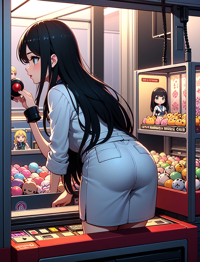 Multiple women、Pachinko parlor、Playing slots、Sit on a chair、Place your hand on the slot lever、Play slots、Facing the slots、Hit the lever、Facing the slot machine、Large crowd、beautiful girl, Highest quality, Black Pantyhose、Short tight skirt、panties under pantyhose、Thick thighs、Big 、Big Ass、Short Hair、Sweaty body、Sweaty crotch、Orgasmic face、Dirty sound effects、Ecstasy in a flashy way、目の前にLarge crowd、A ton of slot machines、Hit Slot King Pulsar