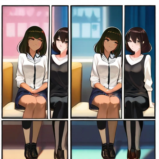 Elementary School Staff Room desk Beds、Corporal punishment scene
