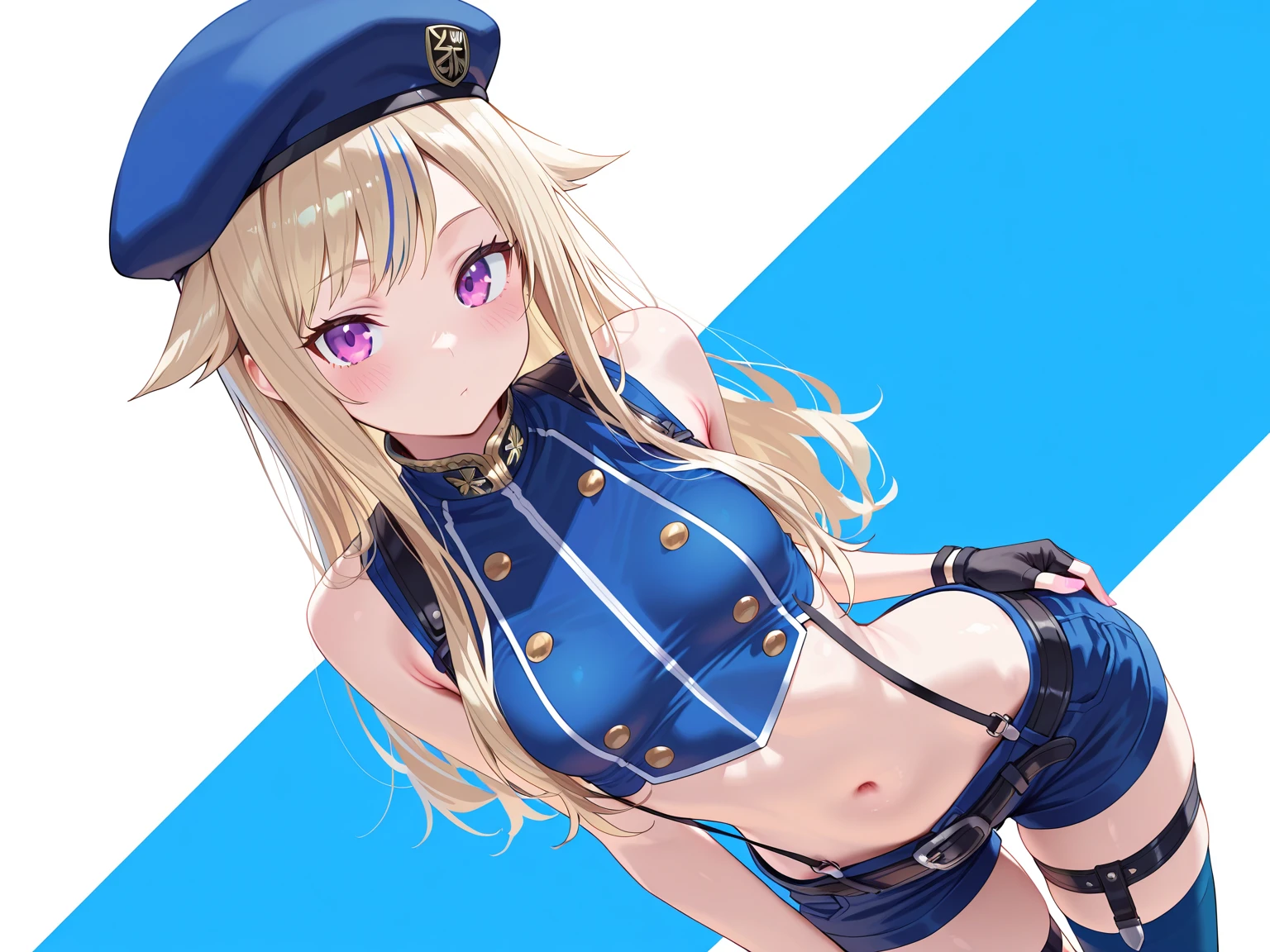 wariza,Curtsey,child,(masterpiece,Highest Quality),(Traditional costumes),Sleepy face,Round eyes,A dark-haired,Semi-long bob,bare-legged、(((NSFW))),Bunny for sure, Playboy Bunny, Long hair, Fake animal ears, Blue leotard, Blue Bow
Toki Leotard, Maid headdress, Leotard, elbow groves, Fingerless gloves
Tkilund