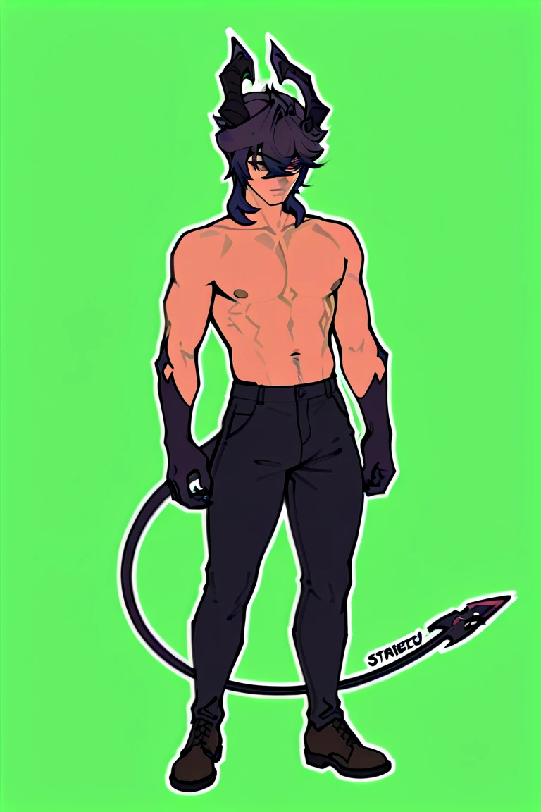 hand drawn sketch illustration of a beautiful elf male, toned, flexing, sharp big cat ears, cat tail, big black messy hair, red eyes, masterpiece, bikini, slim dark black hoodie, full body view, neutral face, black thigh socks, combat boots, watercolor ink sketch, (best quality)), intricate detailed,
