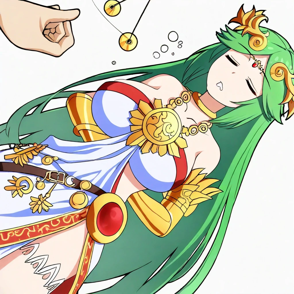 score_9,score_8_up,score_7_up,score_6_up,score_5_up,score_4_up,rating_explicit, palutena, ???_icarus, 1girl, green_hair, green_eyes, shota, smelling feet