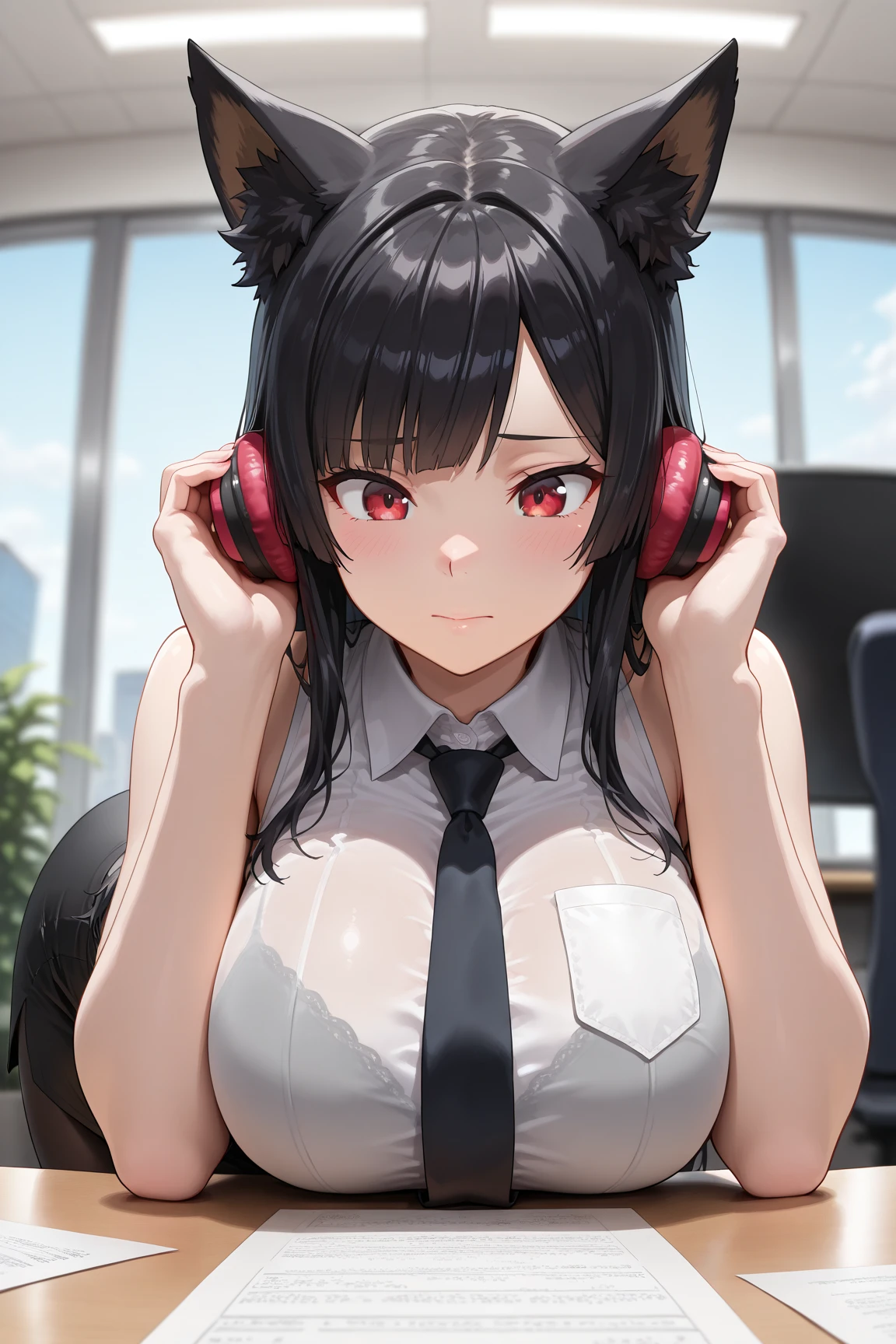 score_9, score_8_up, score_7_up,source anime ,dark theme, nightclub cage background,
( ,full figured, black woman with dreadlocks and a thick black and red striped scorpion tail, headphones,impossibly beautiful african-caribbean features, red and brown heterochromia heart eyes, thigh lace clogs, very dark skin, voluptuous, curvy, strong, black hair, soft face, small wide nose, full chest , curvy hips, wide hips) bouncing breast,dazed eyes, ,hancuffed, collared, surprised,
Wet skin ,heated breath, hard deep loving fucking,
darkskin man, big darkskin dick,,BBC, facial, cum on breast, satisfied, orgasm, creampire, wiggling tail, ,giggling, dick worship, pussy juice,squirting , exhausted, euphoric bliss, volumetric lighting,motion lines,movement, hyper-femininity, hyper absurdres ,