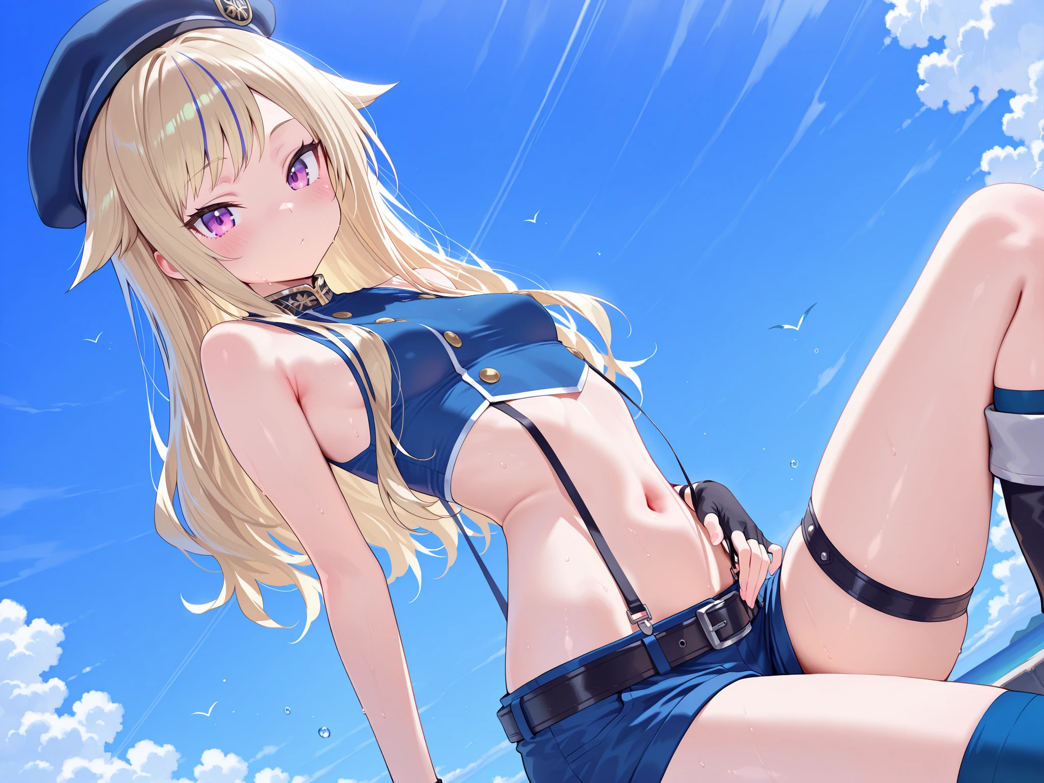 1 girl ,(skydiving ), Focus on character,((shooting)), A high resolution,(Extremely ridiculous), (hire.repairing:1.3),anime-looking,extremely detaild的 CG unified 8k wallpaperain part)), ((Better quality)), (Beautiful illustration), ((Extremely Delicately Beautiful))