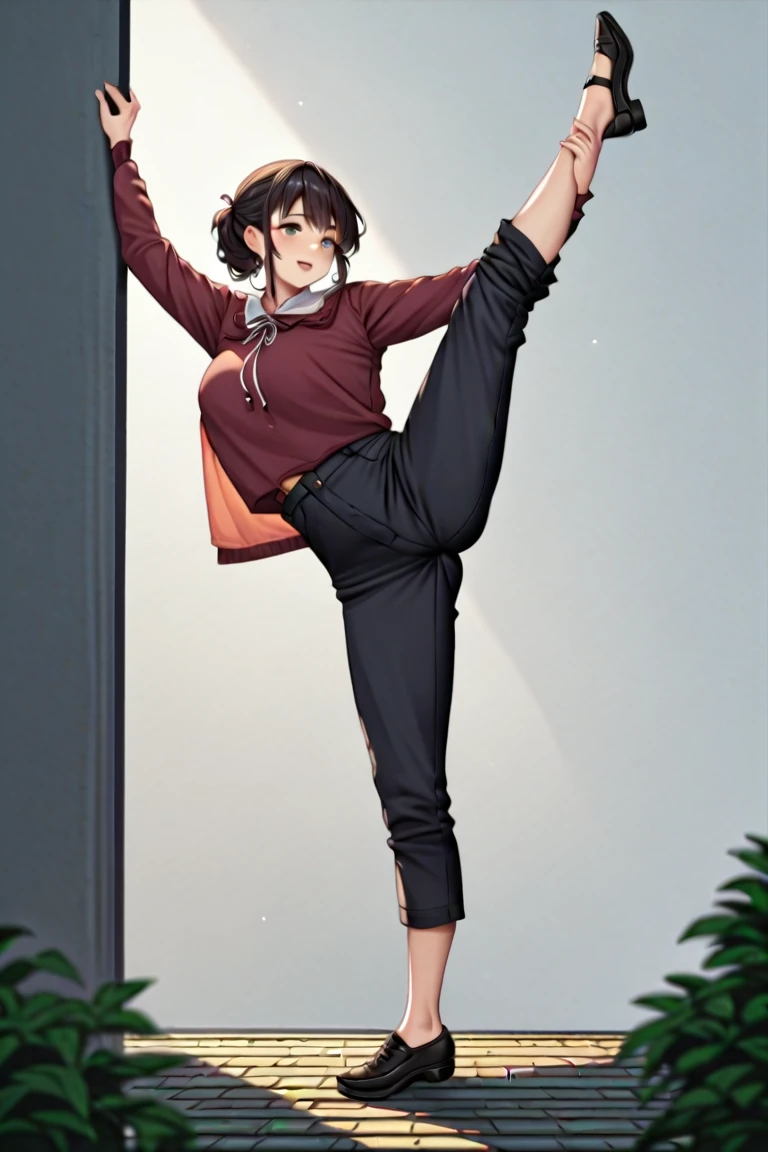 standing split