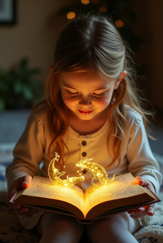a girl BLONDE CHILD WITH LONG STRAIGHT HAIR, PORTRAIT, from a lamp with a wooden stand on a table, big moon, moon light, moon lighting, full moon lighting, mood light, made of bright wax and ceramic, moon glow, orb, moon backlight, soft moon lighting, moon light, yellowish full moon, at night with moonlight, big moon, moon shining golden light