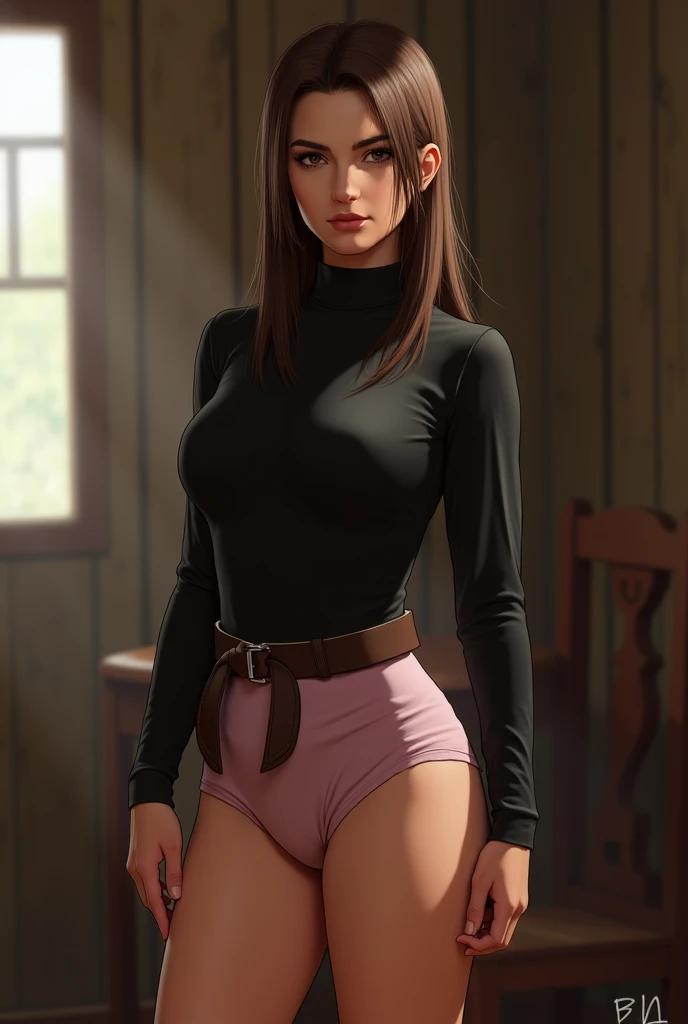 (((NSFW:1.5))),(((NUDE:1.6))),(((1 person:2.0))),(((naked:1.2))),(((Wear a western belt:1.2))),((Please put the watch on your wrist:1.2))),(((Showing cleavage))),(((Exposed thin inner thighs))),(((Small breasts:1.5))),(((nakedの腕))),(((Very short hair))),((Blushed:1.5)), Beautiful detailed girl, Very detailed目と顔, finelyてBeautiful Eyes, Very detailed, High resolution, highest quality, masterpiece, Very detailed, 8k wallpaper, wonderful, finely, highest quality,(Standing in front of a wooden wall:1.2),(Dark indoors:1.5),Beautiful Eyes,((Engage your audience:1.2)),((Shooting from below:1.2)),((Are standing:1.2)),(((Drunk and having the hiccups:1.0)))