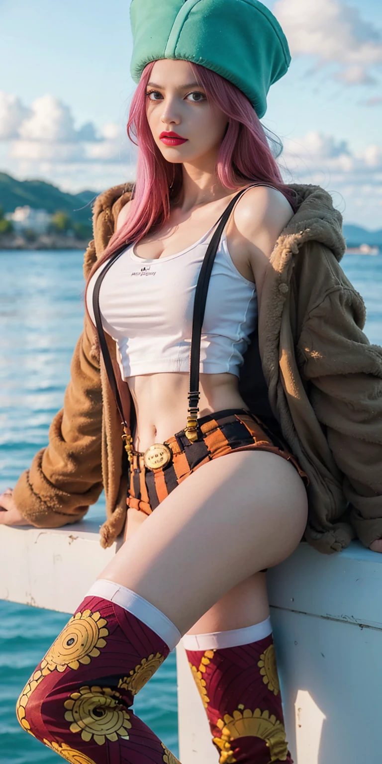 (Very detailed:1.3), 
1个Giant Breast Girl, Alone, 
ann_golds, Orange Eyes, half-rimmed glasses, Light smile, 
Hyper-detailing, (hight resolution:1.1), best qualtiy, (tmasterpiece:1.3), 电影灯光,