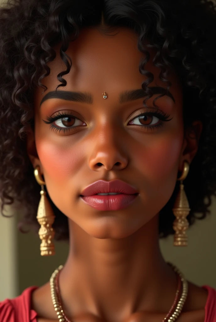 an ultra realistic shot of a very beautiful Indian modern woman with gorgeous brown hair posing for a picture, extremely detailed and clear facial features, realistic barbie doll, realistic anime art style, The color palette consists of warm, golden tones reflecting the sunlight. Her eyes, filled with the colors of a vibrant sunset, captivate the viewer. The illustration radiates a sense of ethereal beauty and connection to nature, cinematic, Hyper-detailed, insane details, Beautifully color graded, Unreal Engine, DOF, Super-Resolution, Megapixel, Cinematic Lightning, Anti-Aliasing, FKAA, TXAA, RTX, SSAO, Post Processing, Post Production, Tone Mapping, CGI, VFX, SFX, Insanely detailed and intricate, Hyper maximalist, Hyper realistic, Volumetric, Photorealistic, ultra photoreal, ultra-detailed, intricate details, 8K, Super detailed, Full color, Volumetric lightning, HDR, Realistic, Unreal Engine, 16K, Sharp focus, cgsociety 9
