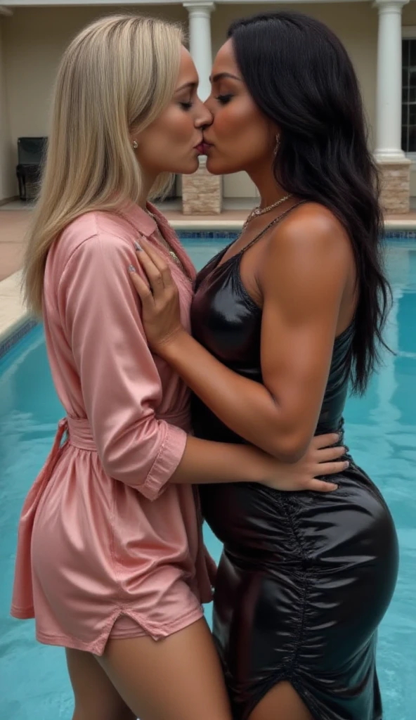 2 darkskin black Girls hug , and lift up, press the big tits, fight arena, piscine gonflable jeux gonflable, amusement park theme , in a club a naked black beautifu africanl girl with huge tits masturbate herself , her finger are in the pussy , another girl lick her face , she have orgasm face, the tits are huge, she spread the legs showing her private part , regard coquin , GIRL LIKE HER FACE SEXUALLY, cheveux blond long avec couette, wet skin, LES REFLETS DES éclairage ROSE SUR LA PEAU
