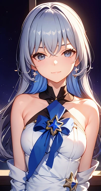 wavy short silver hair, crystal blue eyes, wizard, white blue bra and panties, trapped in the magic circle, magical robe, small , surprised expressions
