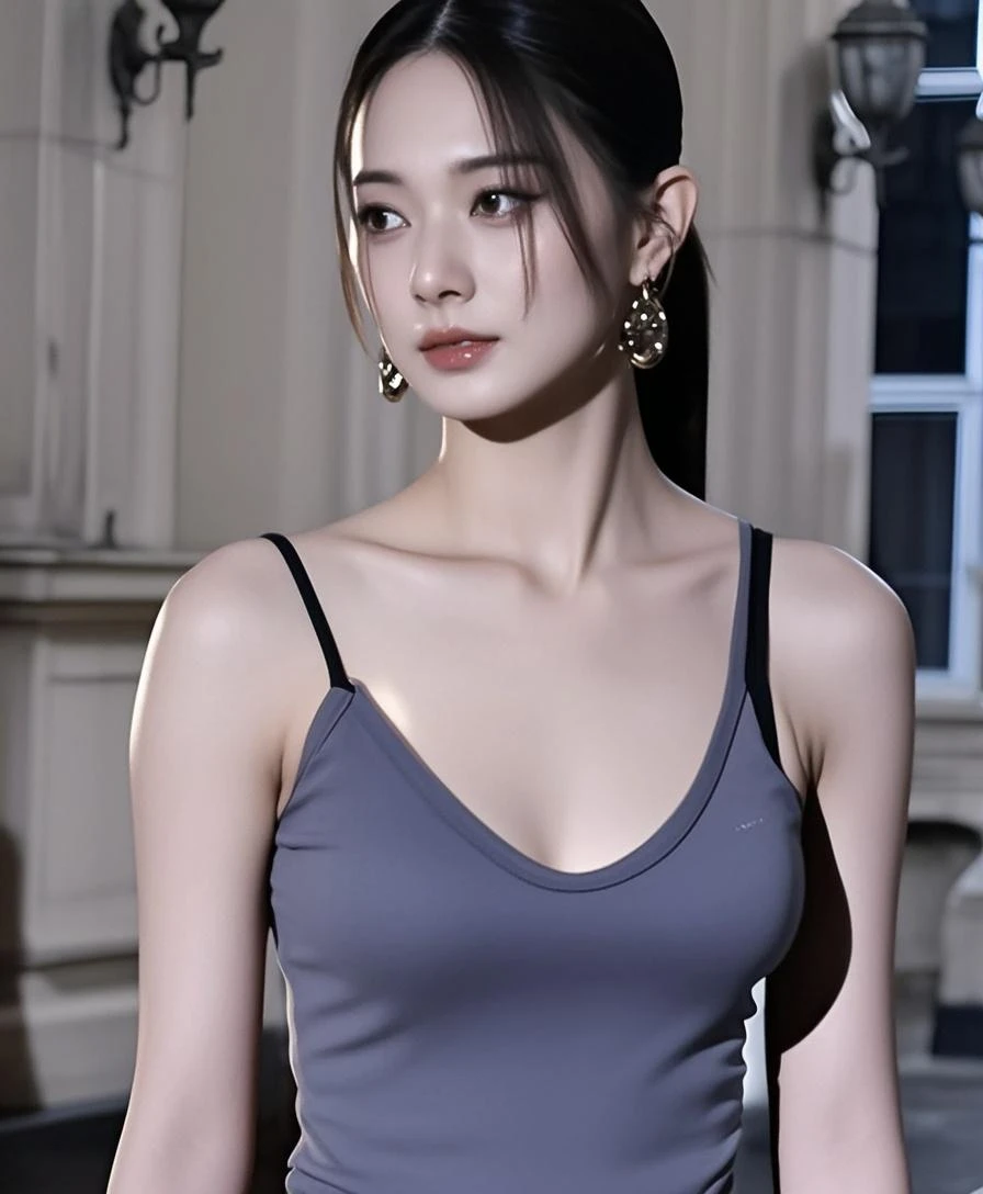 (Best Quality, 8k, 32k, Masterpiece, UHD: 1.2), Depth of Field: 1.2, Black Smoke: 1.1, Cute Japan Woman Pictures, Small Women, 20 Years Old, Beautiful and Perfect Face, Short Hair, Ponytail, Brown Short Hair, Beauty Face, Slender: 1.2, Small Breasts: 1.2, Complex Details, Cinematic Feeling,Shy, Panic face, mouth open and pleasant-looking face, cowboy shot, composition with no face visible except for women, looking at breasts, embarrassed: 1.2, crowded train: 1.37, crowded: 1.37, emphasis on the armpits, long dress, thin fabric, thong, mekosuji, crotch open, pubic hair is very much protruding, clothes with exposed breasts, exposed breasts from the side, exposed armpits, exposed navel, (molested, surrounded by tall men on a crowded train, body in close contact with men, hands put in the lower half of the body by men, undressed by men, covered lift, skirt lift: 1.1), (beautiful nipple slip: 0.9)