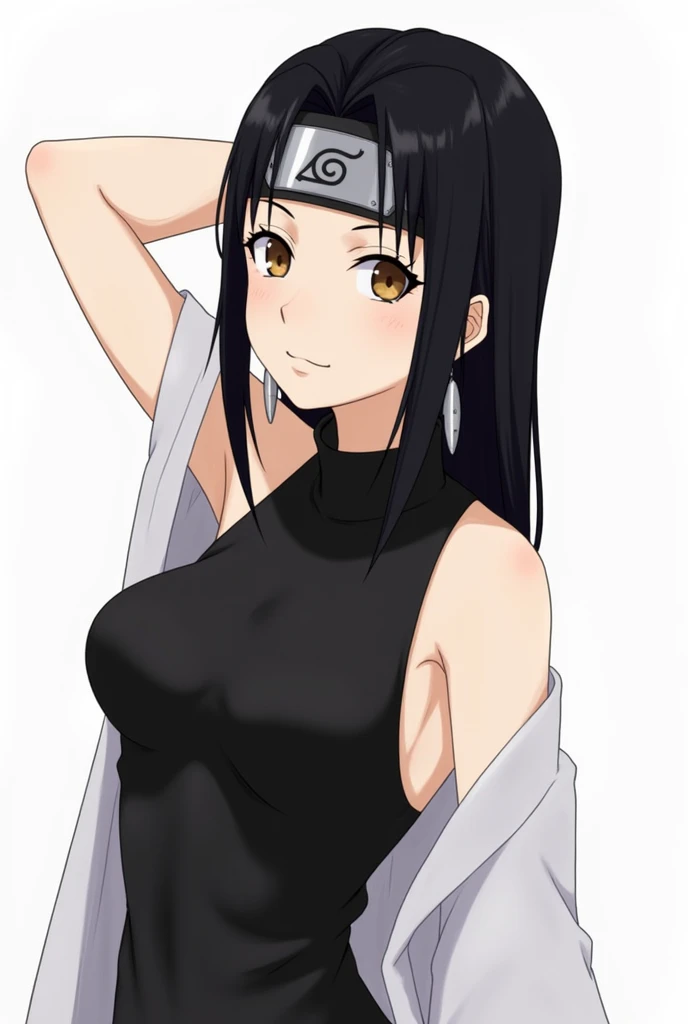 ((masterpiece:1.2, best quality)), hinata/(boruto/),1girl, long hair, dark blue hair, purple eyes, baseball shirt, baseball pants holding a baseball, straight, mature, blunt bangs, medium breast, ponytail, (((busty))), skinny waist, ((cleavage)), bare neck, thighs, (bare collarbone),