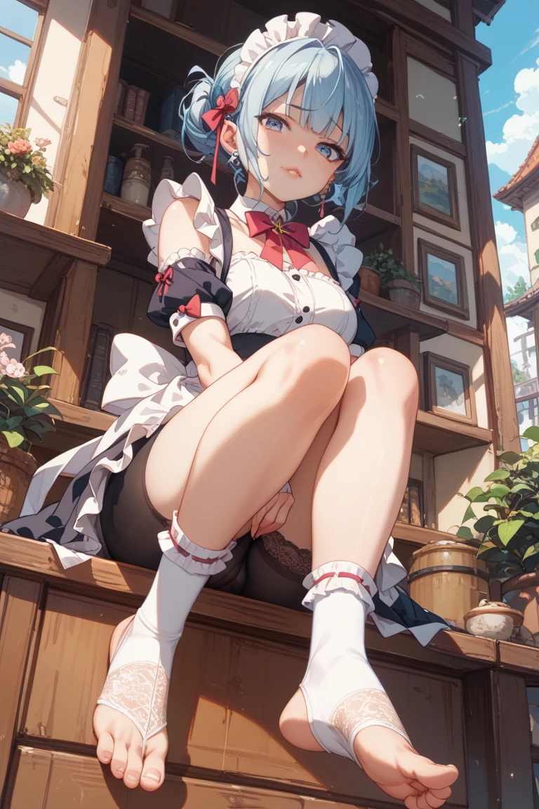 pure and innocent girls,16years old、1 people( Light Blue Hair)、Cute face、Beautiful Eyes、White skin、Natural Beauty、Warm sunshine、Wildflowers swaying in the wind々Surrounded by、Enjoying time in the fields。Butterflies and birds flutter around her、Creates a playful atmosphere、、Sit on、(random sexy hairstyle),(big breasts:1.5) nsfw, naked, (((having sex))) (sex:1.5;)))