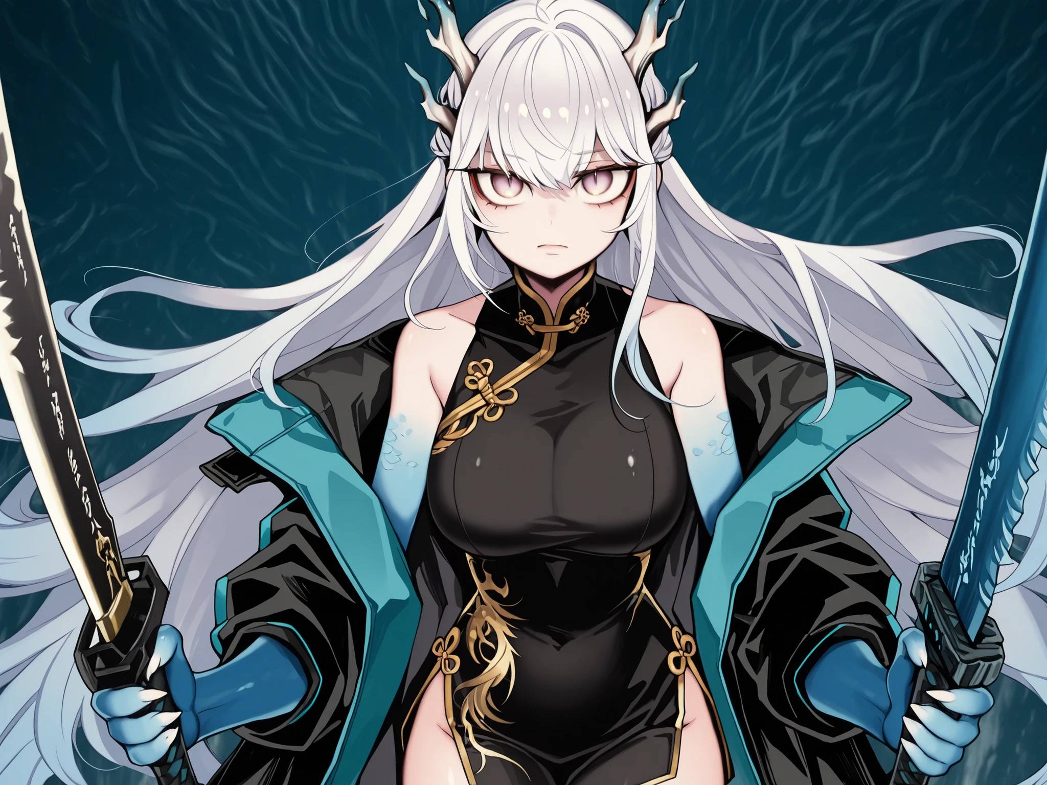 Green eyes,Girl with big breasts