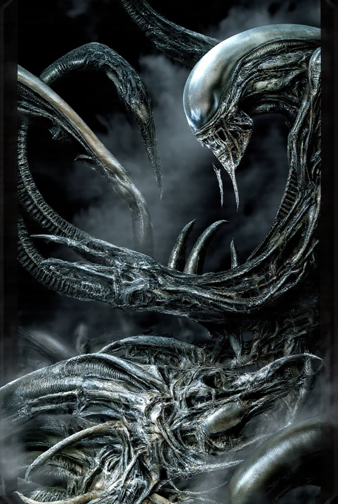 style, hnsrdlf style, HR Giger necrotic burlesque biomechanical with intricate biomechanical detail, unholy, necrotic cherubs, Hans Ruedi Giger's face, babies, Friedrich Khn's face, gargoyles, necrotic pale skin, skulls, monsters, inner jaw, xenomorph, facehugger, ovomorph, space jockey, the pilot, engineers, the derelict entrance, fleshy landscapes, phallic symbolism, penis monsters, coin slot, bird skulls, color, highly detailed, black and white, (hrgiger-drmacabre:1.2), disgusting, dark, lilith, crown, art nouveau style, amarna style, unholy