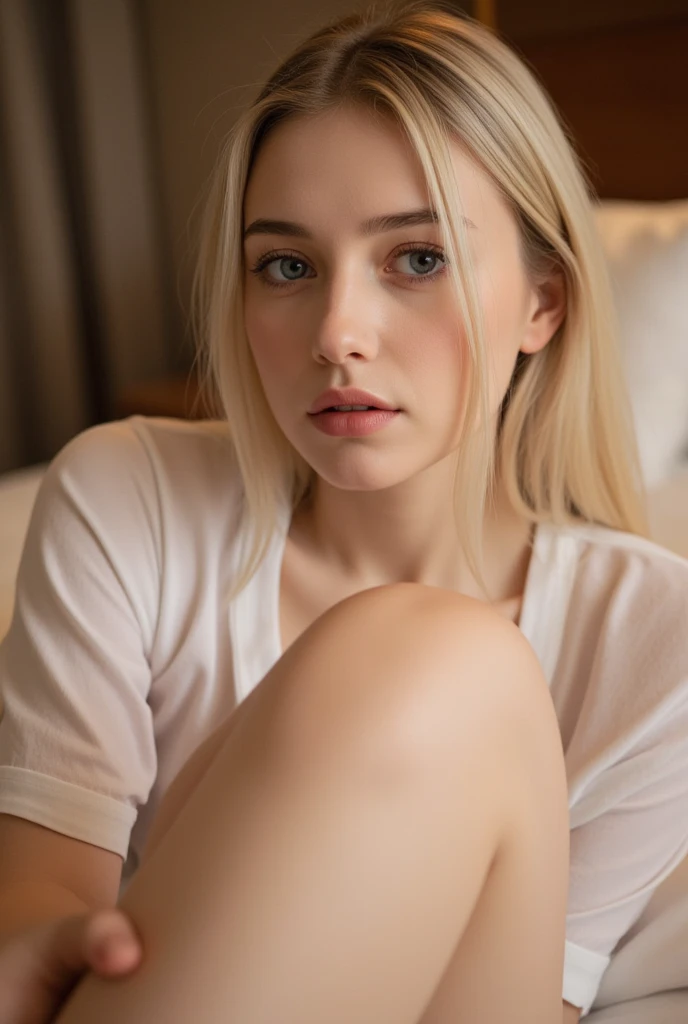 (best quality, high quality, detailed:1.2), frontal photography, long hair elf queen, named Glandruil, young woman, very long hair, absurdly long hair-white hair, light blue eyes, white eyebrows, white eyelashes, long pointed ears, white royal robe, thigh-revealing short robe, beautiful legs, vibrant colors, castle, detailed scenery, detailed hair, detailed eyes, detailed facial features, photo album, various postures, various expressions, various angles shots, various photo poses, various camera views, various emotions, various photography techniques