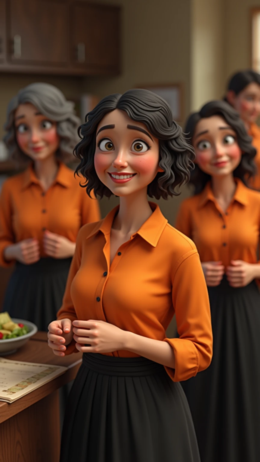 Child astronaut (best quality, 4k, 8k, Altas, master part:1.2), ultra-detalhado, (Realistic, fotorrealista, photo-realistic:1.37) cena com o estilo de arte da Pixar. The artwork should showcase a unique and mesmerizing visual experience.
No centro do quadro, There's a beautifully crafted character with exquisitely detailed skin texture, displaying a wide range of emotions on your face. The character's eyes are captivating and full of life, with long, distinctive lashes that further enhance your expressiveness. Her lips are defined and artistically crafted, adicionando ao charme geral.
The scene is created with the claymation medium, showcasing the artistry and attention to detail in character design. The visual quality of the work is of utmost importance, with an emphasis on high resolution (8k) e clareza excepcional. The scene should look like a masterpiece (obra-prima:1.2), with impeccable craftsmanship and attention to detail.
The lighting in the scene is reminiscent of cinematic lighting techniques, Casting soft, dramatic shadows that enhance the depth and realism of the artwork. O holofote ilumina suavemente o personagem, criando um contraste impressionante entre luz e sombra.
O fundo apresenta um efeito bokeh hipnotizante, com cores vibrantes que se misturam perfeitamente para criar uma atmosfera de sonho. The overall color palette should be vivid and charming, enhancing the magical ambience of the artwork.
The focus of the work is smooth and precise, Ensure that every detail is crisp and well-defined. The scene should exude an ultra-fine painting quality that shows the effort that went into creating such an inspiring piece.
This prompt aims to generate realistic and visually stunning art that captures the essence of Pixar's art style, maintaining the highest quality and attention to detail.