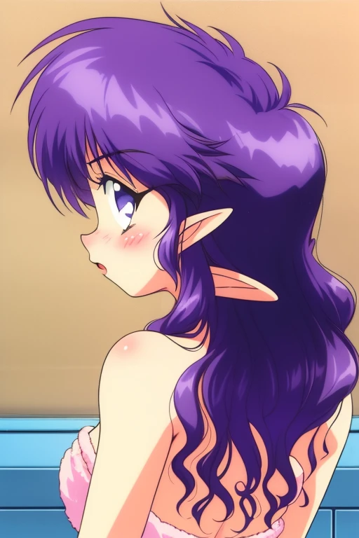 ((masterpiece)), ((best quality)), (ultra-detailed), anime style, bath, a cute girl, 1girl, solo, nude00, ((beautiful eyes)), smile, ((Open chest)), ((Cute nipples)),looking down from above