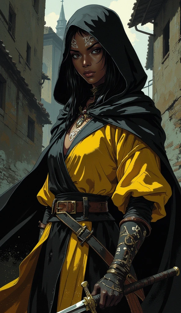 CASTLEVANIAANNETTE, CABELO CURTO, CABELO PRETO, PELE ESCURA, (OLHOS PRETOS: 1,5), MULHER DE PELE ESCURA, PELE MUITO ESCURA, DREADLOCKS,
CAMISA, MANGAS COMPRIDAS, CAMISA BRANCA, CINTO, pants, COLETE, black pant, COLETE AMARELO,