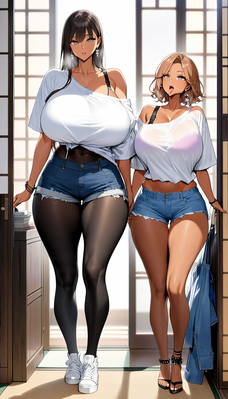 high quality,8K,high resolution,woman,1 personality,(comics),(fat1.5),(smile),(Height 1.4),(fat1.5),(cleavage 1.5),(Side 1.5),(luxury hotel),(thick thighs 1.8),(underwear),(Knitwear 1.5),(mini skirt),(big breasts 1.5),monochrome,black and white,(mature woman)