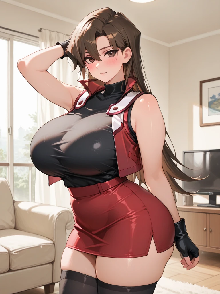 1womanl, breasts big, huge boobies, Waist slender, wide hips, big-ass,
