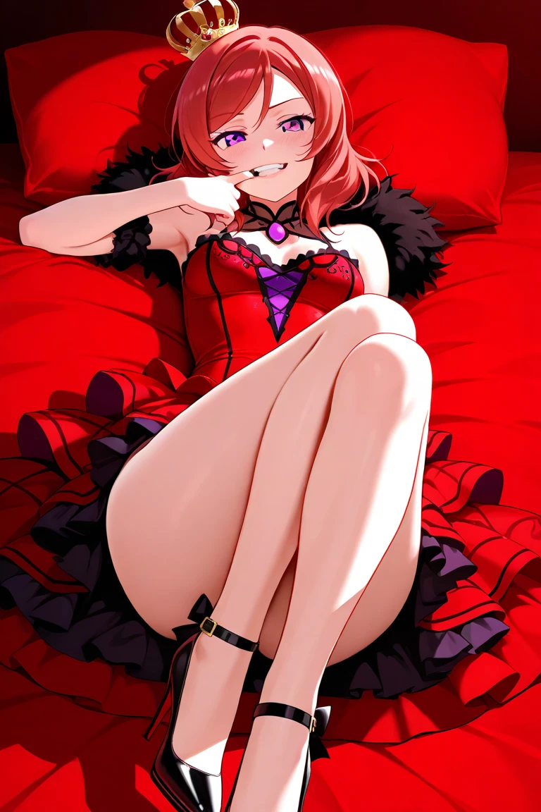 rio, Super Blackjack、red hair、short hair、Bunny girl、pantyhose、Photo from below、medium chest、Bedroom、bunny ears