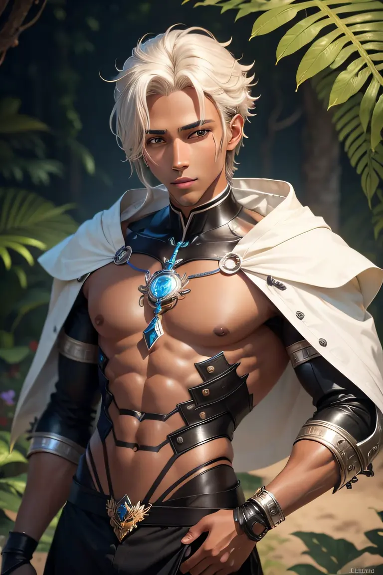(max resolution: 1.2), (Ultra HDTV: 1.2), 8K resolution, Eye and skin details, face details, , (Sharp focus: 1, 2), (Precise focus ) facial expressions: 1,2), 1 boy, Various poses, Red face,I have green eyes, (shy), 20-25 years old, (Short Hair Milky blue hair), (Naked), Shirtless, Perfect muscles, 8 packs , (light sweat, white fluid, splashing all over the body), (Black briefs ), Blue sky, Trees, Implants, ((Little drops of water on 8-pack abs)), (((water, water ))), splashed all over my face, splashed all over my abs, splashed all over my body, my face turned red with embarrassment. ((There is a faint word SelenaAI in the corner of the photo)),Blue sky, white clouds, light sunshine, beach background, (with hair), showing off hair, Wearing underwear, straight (detail), ((super detail photo )))), leaking, Object standing straight and erect, white fluid splashing all over the body, body drenched in white,Tattoos on the body, (tattoo),Full of veins from the navel down, abdominal veins, erect (large erect ), details, head details and shaft details,Handsome face