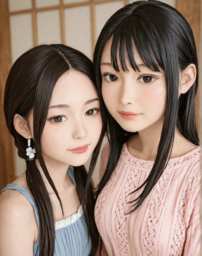 (Highest quality), (masterpiece), highly detailed, A naked Riho is resting the head of her protruding thick penis on her tongue, Oral sex,  body, Eyes that are evenly shaped, Big eyes, Droopy eyes, A dreamy look, Her face is covered in semen, she does shy smile, she is blushing, Beautiful mouth, Beautiful penis, get creampied, Japanese schoolgirl&#39;s uniform with bare chest, A yellow knitted vest that is too small, A simple background with just a sheet,
