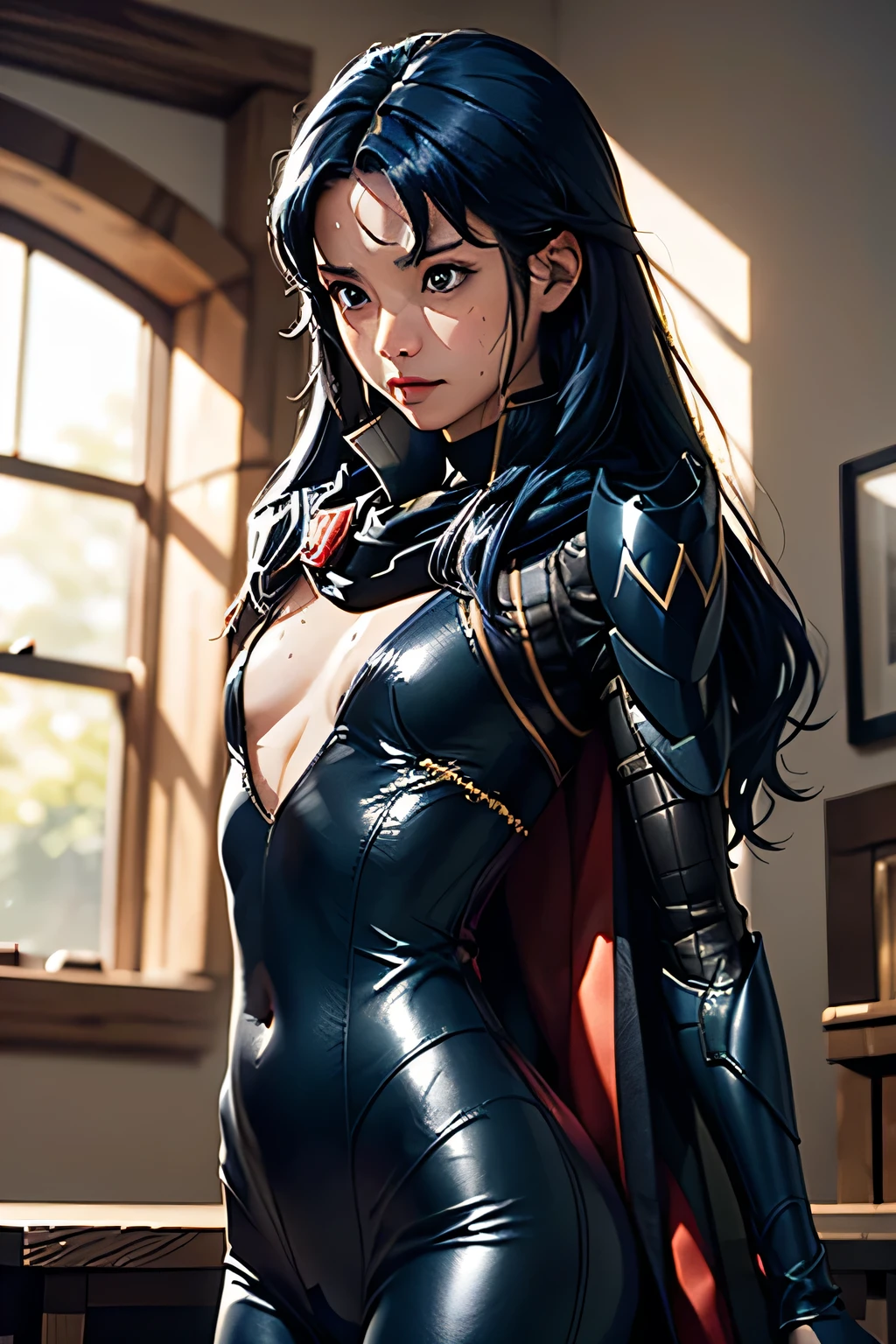 mejor calidad,obra maestra,fondo de pantalla 8k,absurdos, high resolution, ultra detallado, (1 joven hermosa, solo:1.1),realista,k/y (League of Legends), solo, orejas de animales,guantes, Orejas de zorro, adorno para el pelo, pelo largo, pelo rubio,blue eyes, marcas de bigotes, fingerless guantes, cabello rosado,pelo multicolor,traje alternativo oficial, asymmetric clothes, constituir, marca facial, Pinza para el cabello, pechos medianos, athletic body, cuerpo delgado, falda, correa del muslo, labios, cabello degradado, cola de zorro, unique glove,cola de zorro, (zorro de nueve colas (mythological creature):1.3),A fairy tale land where magical creatures live and thrive,ROMPER